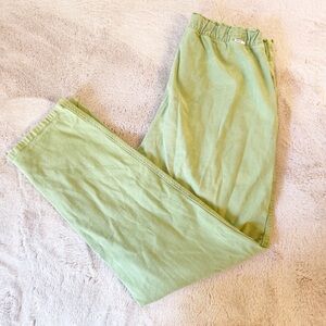 MOTHER DENIM Green Cropped Pants Size 31